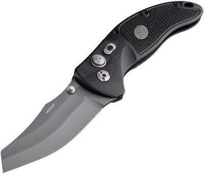 Sig EX-04 Black Button Lock Folding Knife G-10 Handle Gray Stainless Blade 36462