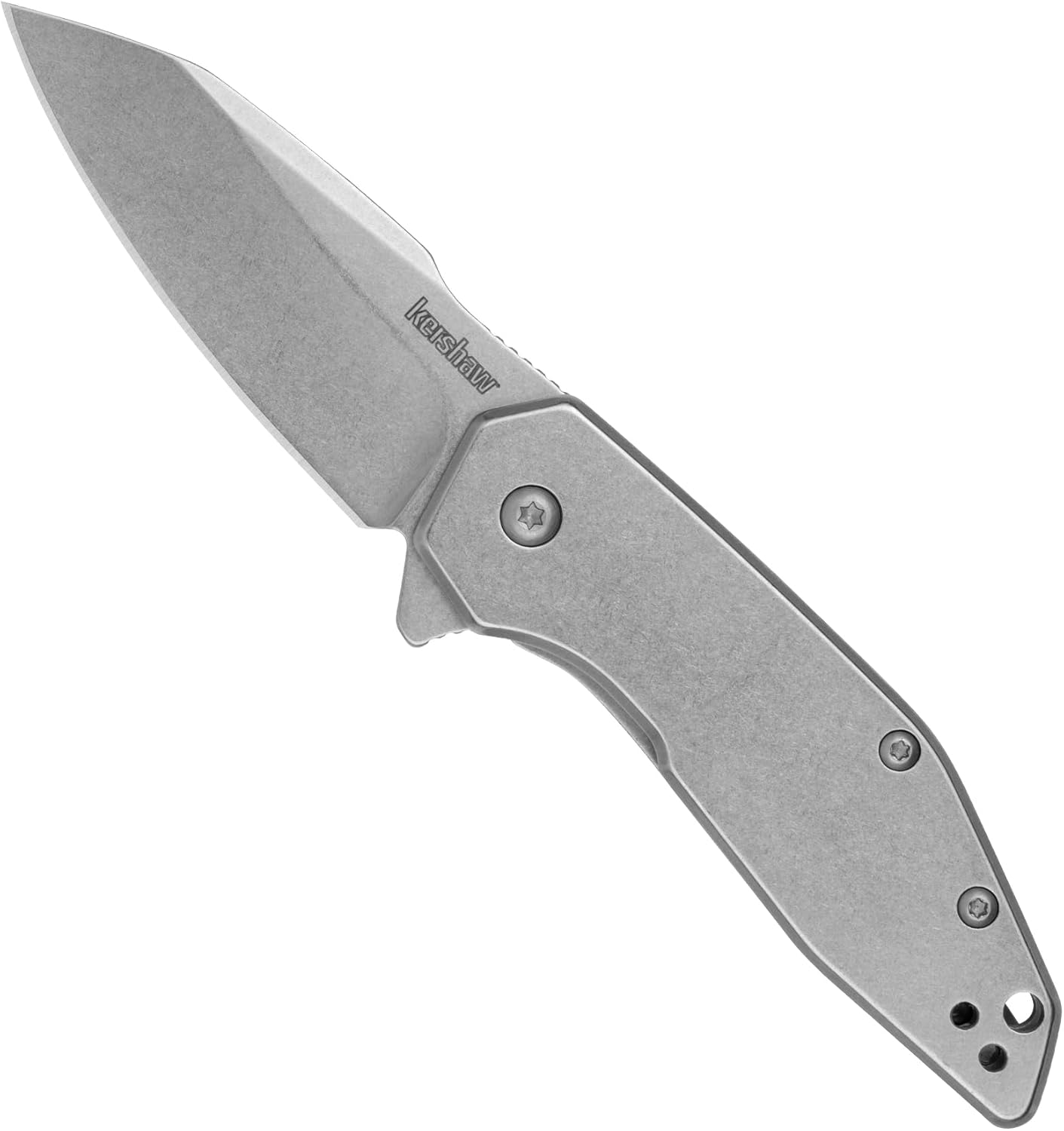 Kershaw Blur S30V Pocket Knife, 3.4 Inch CPM S30V Stainless Steel Recurve Plain Edge Blade, EDC with Assisted Opening, USA Made, Reversible Pocketclip, Everyday Carry Pocket Knife for Men and Women