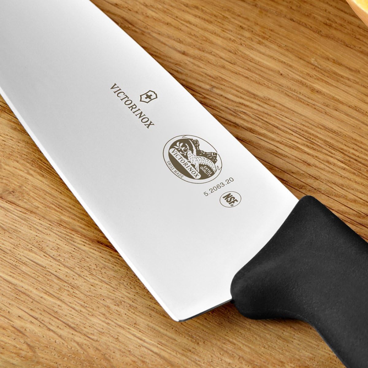 Victorinox Swiss Army Fibrox Chef's Knife Black 8 in