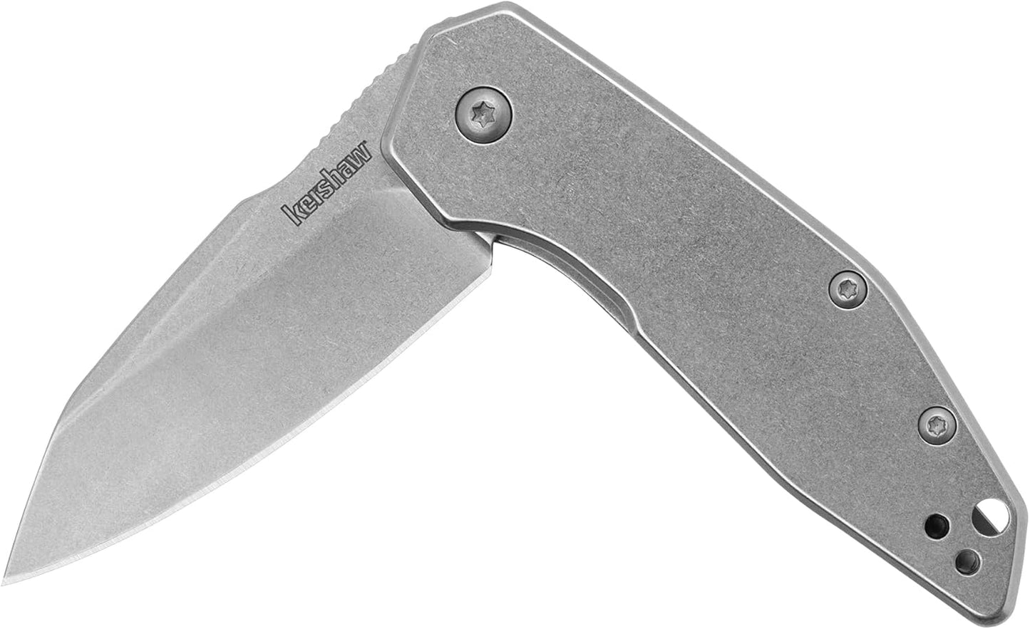 Kershaw Blur S30V Pocket Knife, 3.4 Inch CPM S30V Stainless Steel Recurve Plain Edge Blade, EDC with Assisted Opening, USA Made, Reversible Pocketclip, Everyday Carry Pocket Knife for Men and Women