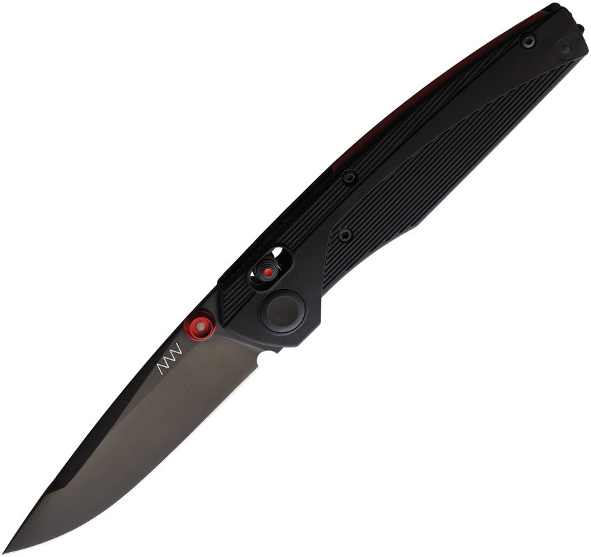 Acta Non Verba Knives A100 A-Lock Black GRN Folding Pocket Knife 100007