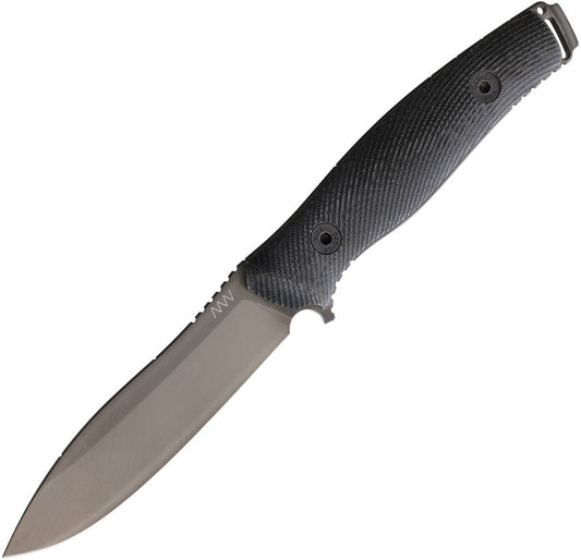 Acta Non Verba Knives M25 Military Black Micarta Sleipner Fixed Blade Knife M25001