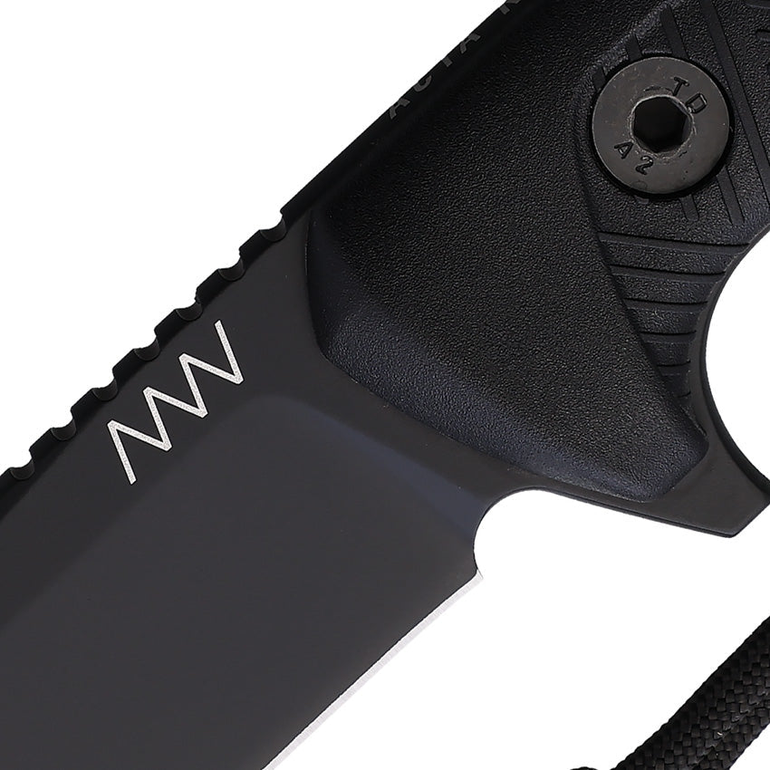 Acta Non Verba Knives P300 Black GRNPU Sleipner Fixed Blade Knife P300054