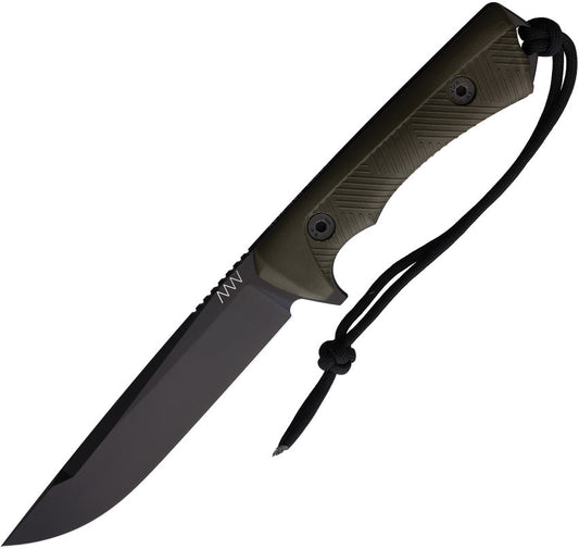 Acta Non Verba Knives P300 Green GRNPU Sleipner Fixed Blade Knife P300055