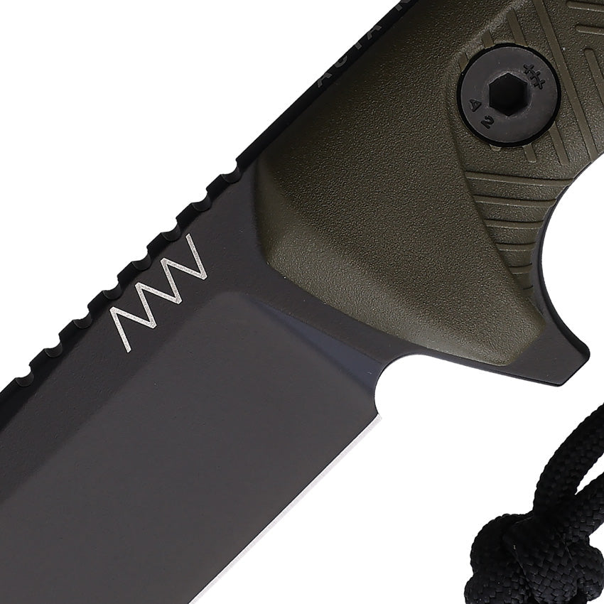 Acta Non Verba Knives P300 Green GRNPU Sleipner Fixed Blade Knife P300055