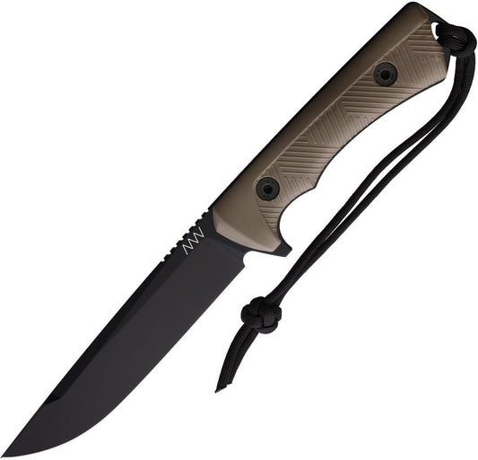 Acta Non Verba Knives P300 Tan GRNPU Sleipner Fixed Blade Knife P300056