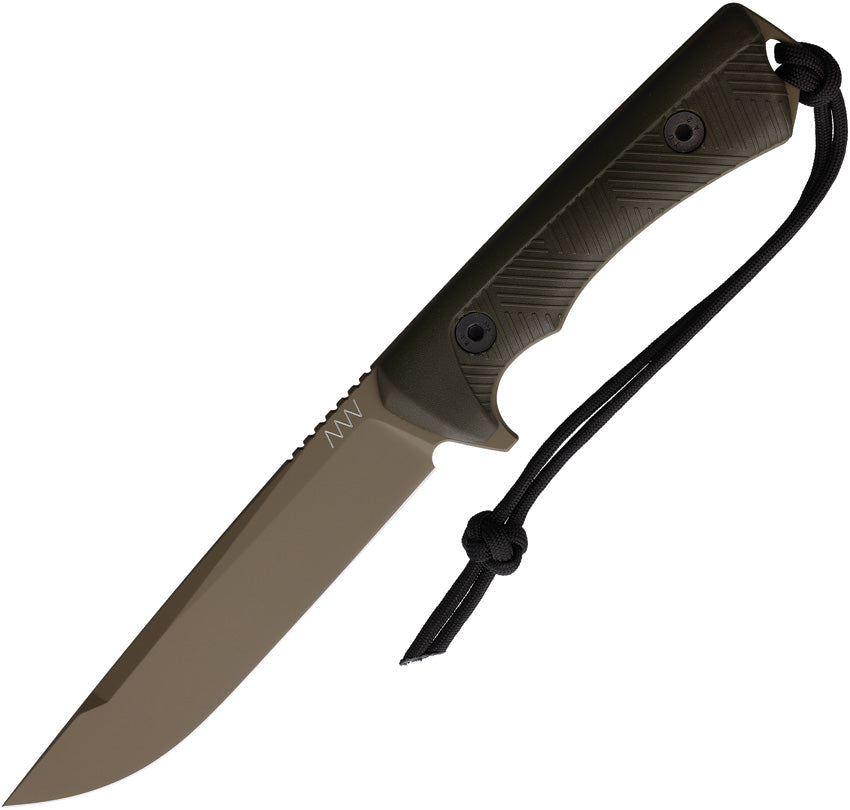 Acta Non Verba Knives P300 Green GRNPU Sleipner Fixed Blade Knife P300061