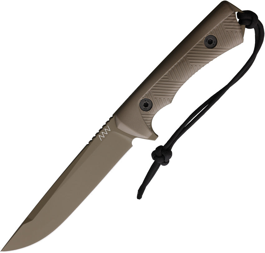 Acta Non Verba Knives P300 Brown GRNPU Sleipner Fixed Blade Knife P300062