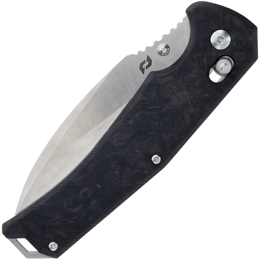 Schrade Radok Pivot Lock Black Carbon Fiber Folding S35VN Pocket Knife 1182275